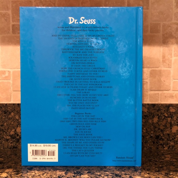 (2) DR.SEUSS TO THINK I SAW IT ON MULBERRY STREET - Picture 8 of 9